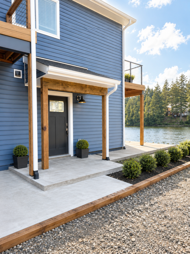 Entry of the Two-Bedroom Downstairs Lakeside Suite at Kodiak Suites
