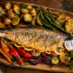 Fresh Salmon Dinner Mhbuqtyi at Kodiak Suites